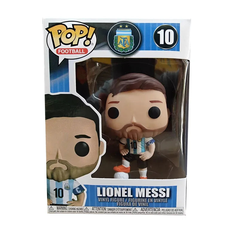 Pop Football LIONEL MESSI #10 Vinyl Figure Toys ARGENTINA Scoccer Star MESSI Action Figure Collectible Dolls Kids Gifts