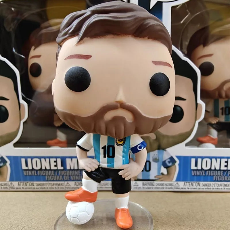 Pop Football LIONEL MESSI #10 Vinyl Figure Toys ARGENTINA Scoccer Star MESSI Action Figure Collectible Dolls Kids Gifts